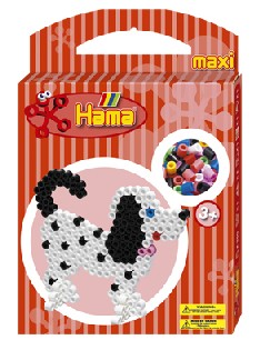 Bügelperlen Maxi, Geschenkbox Hund